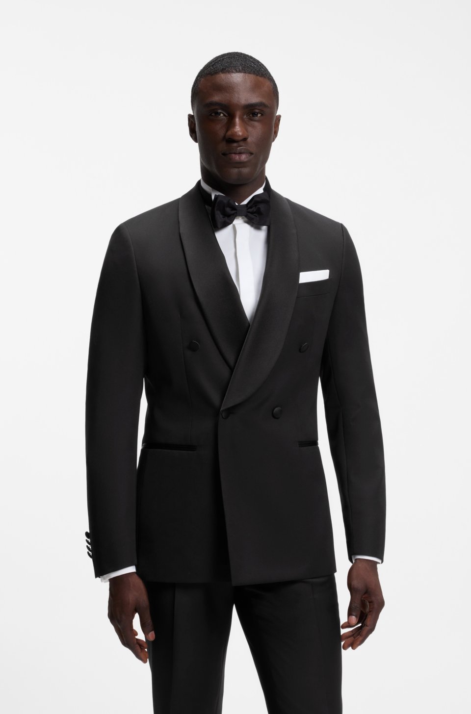 Slim-fit blazer crafted in Italian virgin wool