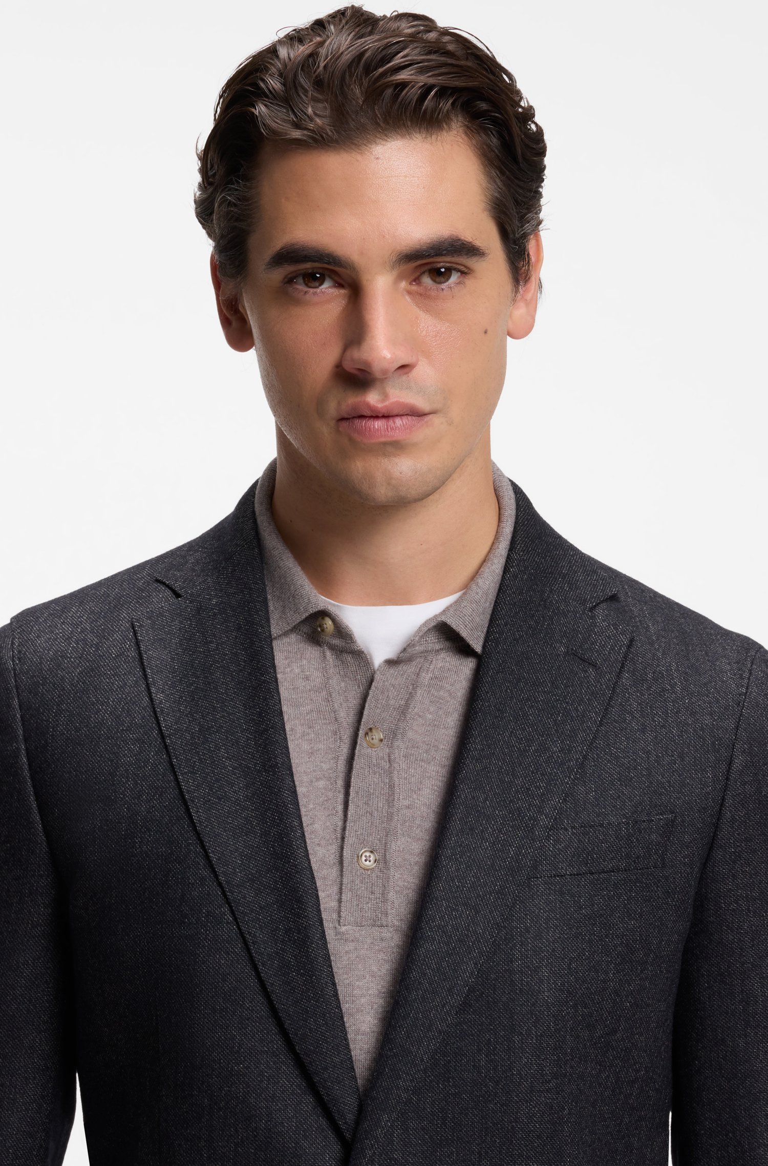 Boss Slim-fit jacket with zip-up inner jackor herr – bild 3