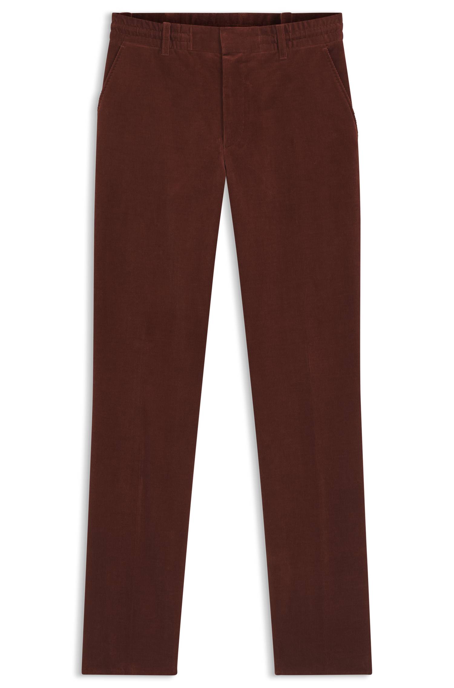 Boss Tapered-fit trousers in stretch corduroy byxor herr – bild 4