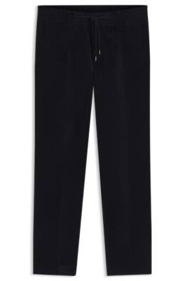 Boss Tapered-fit trousers in stretch corduroy casual byxor herr – bild 4