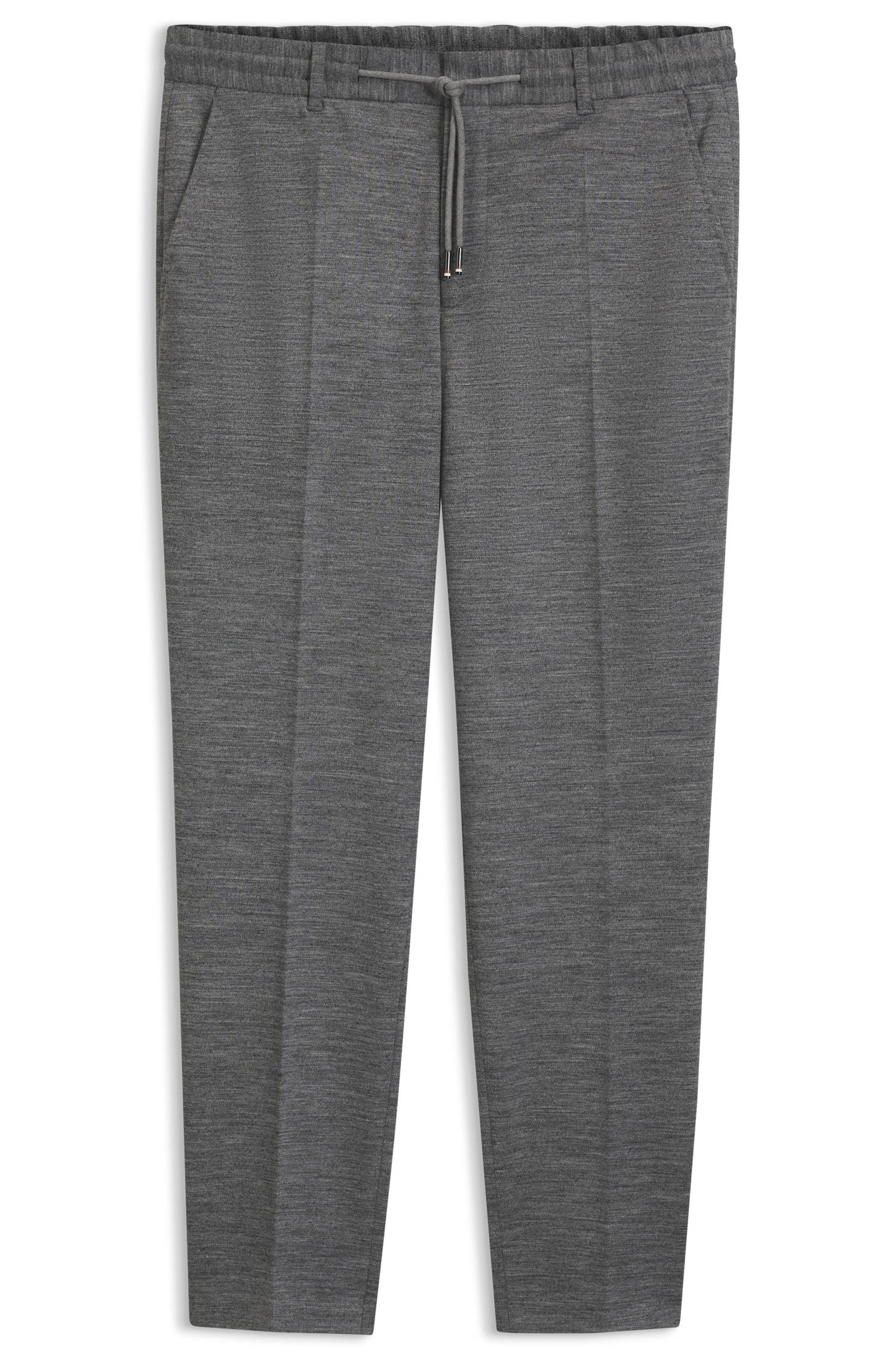 Boss Regular-fit formal trousers in a virgin wool blend byxor herr – bild 4