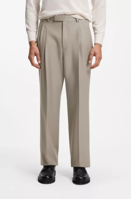 Pantalon Relaxed en laine vierge