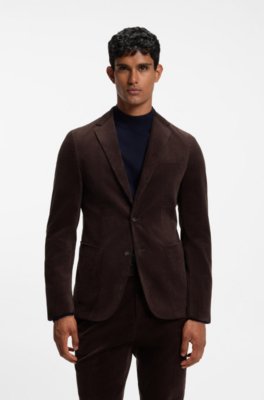 Cotton-blend corduroy blazer