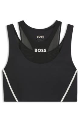 Active sports bra with mesh insert 1