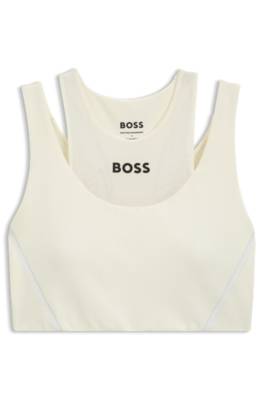 Active sports bra with mesh insert 1