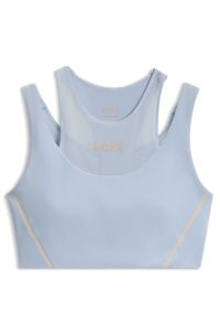 Active sports bra, Light Blue