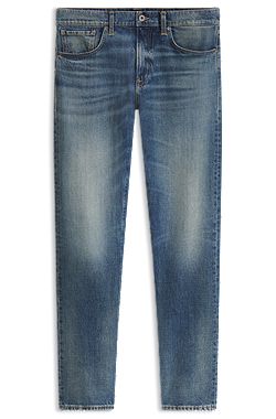 BOSS BY BECKHAM slim-fit jeans in blue denim
