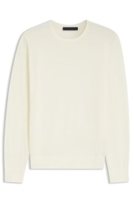 BOSS BY BECKHAM sweater in virgin wool and cashmere, Natural