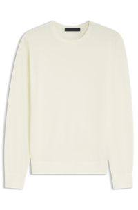 BOSS BY BECKHAM sweater in virgin wool and cashmere, Natural