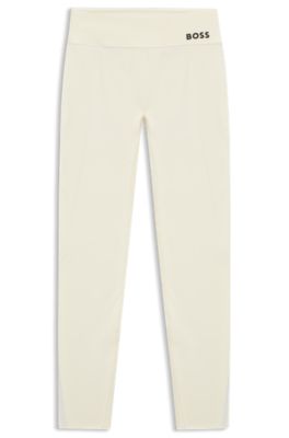 Active performance-stretch leggings with moisture management, Light Beige