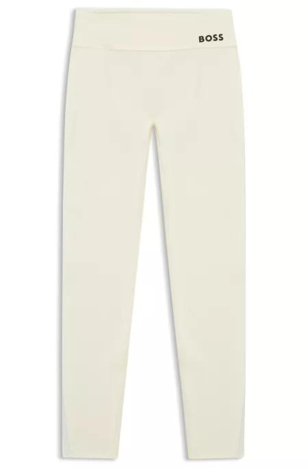 Active performance-stretch leggings with moisture management