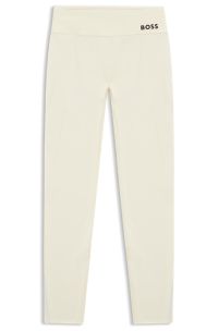 Active performance-stretch leggings with moisture management, Light Beige