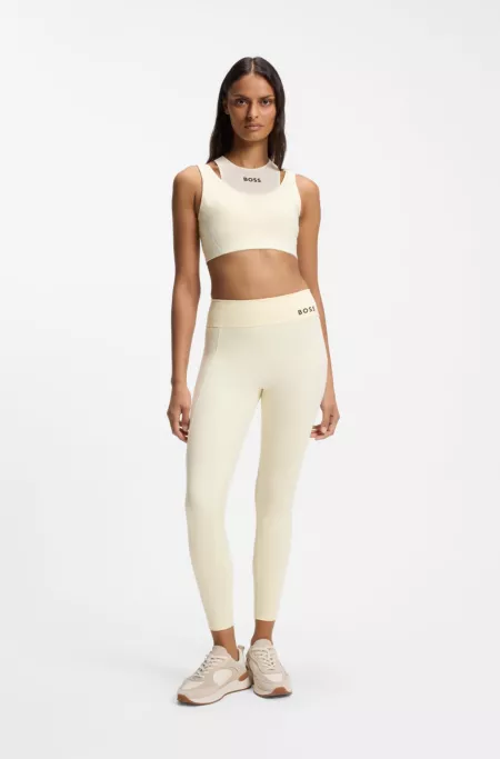 Active performance-stretch leggings with moisture management
