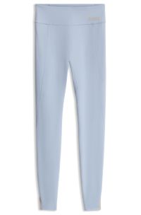 Active performance-stretch leggings with moisture management, Light Blue