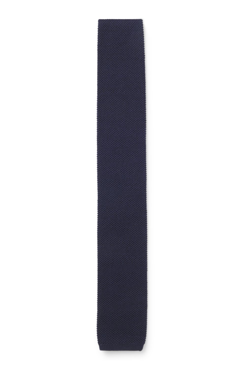 Jacquard-patterned tie in pure wool