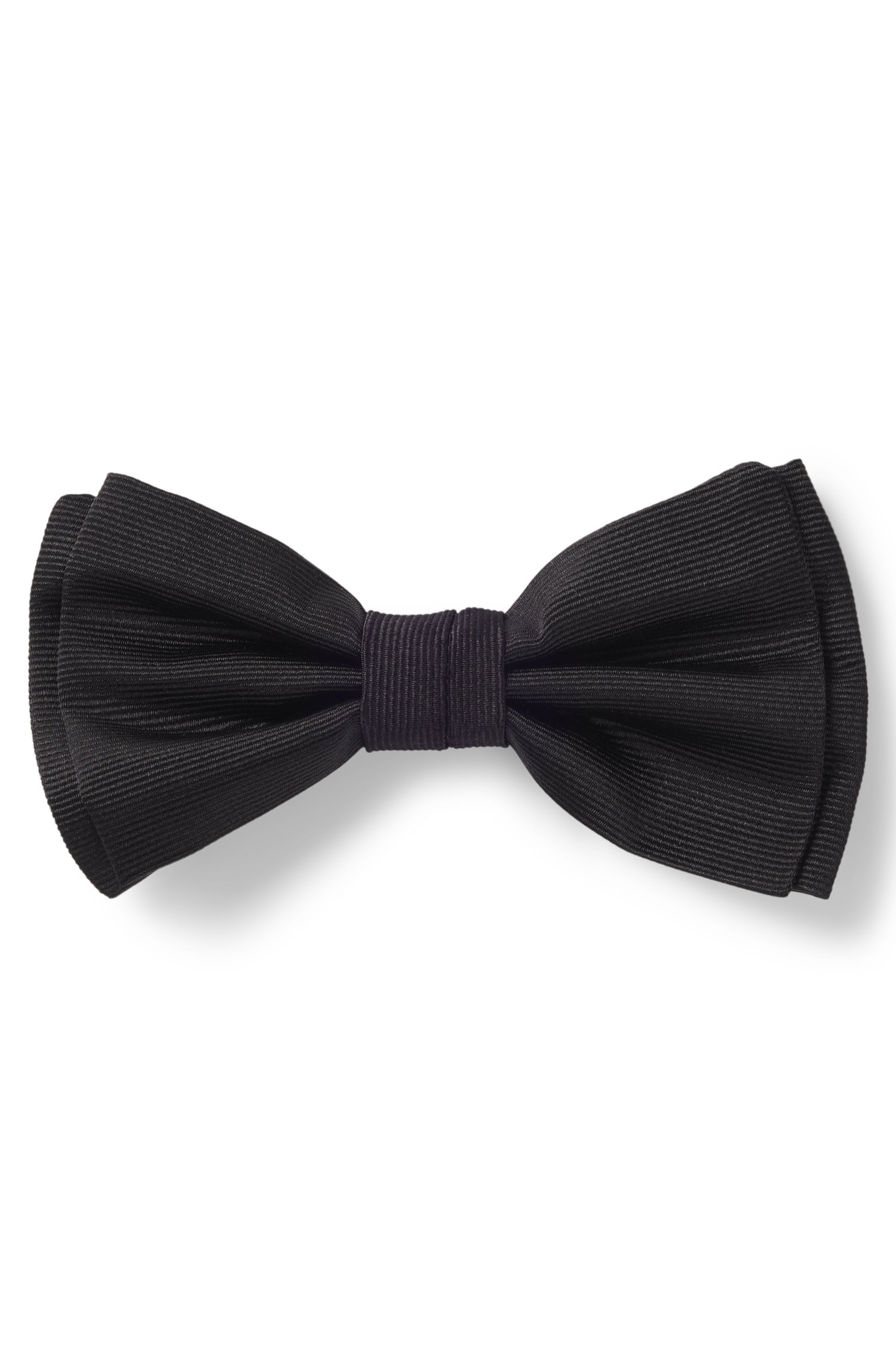 Boss Handcrafted Italian silk bow tie flugor herr