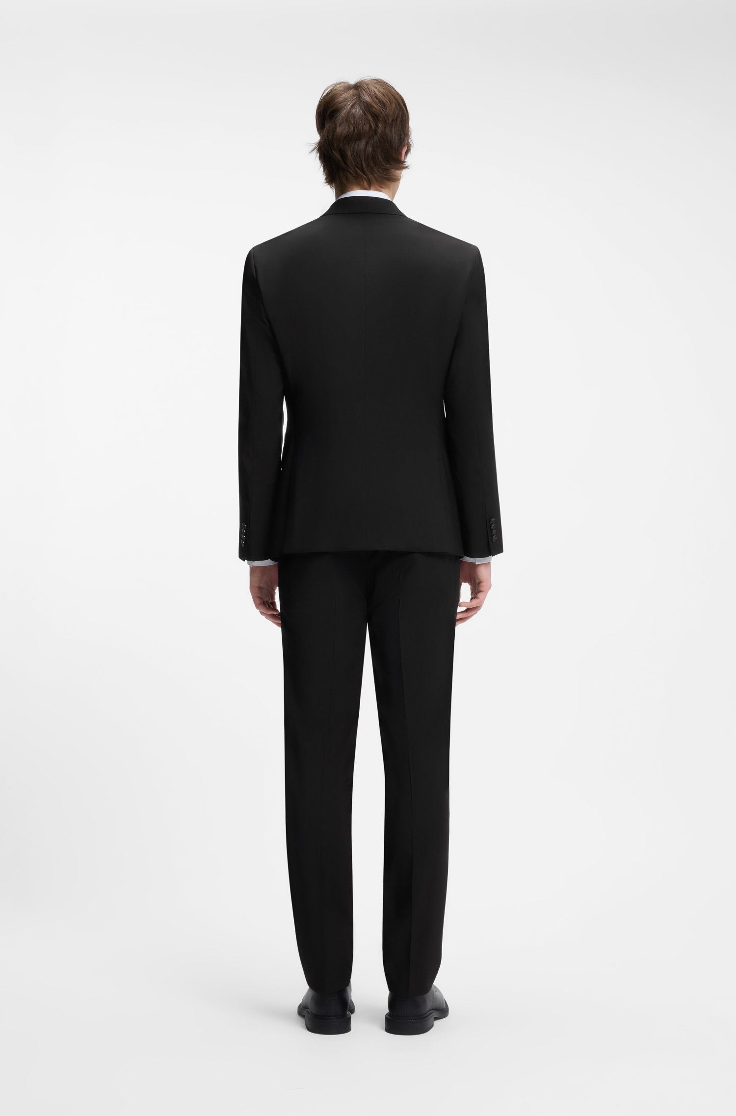 Hugo Two-piece slim-fit wool-blend suit kostymer herr – bild 3