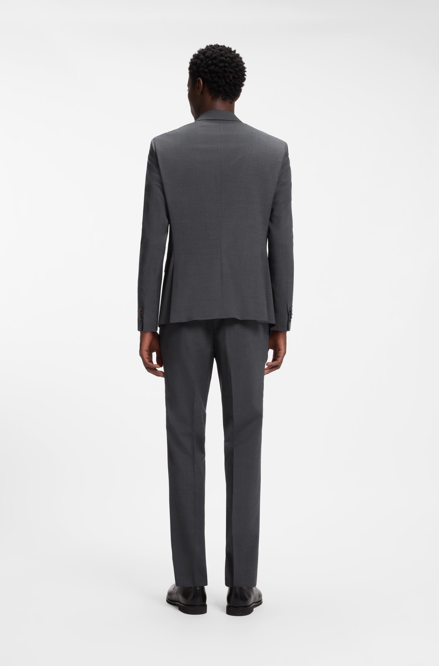 Hugo Two-piece slim-fit wool-blend suit kostymer herr – bild 3