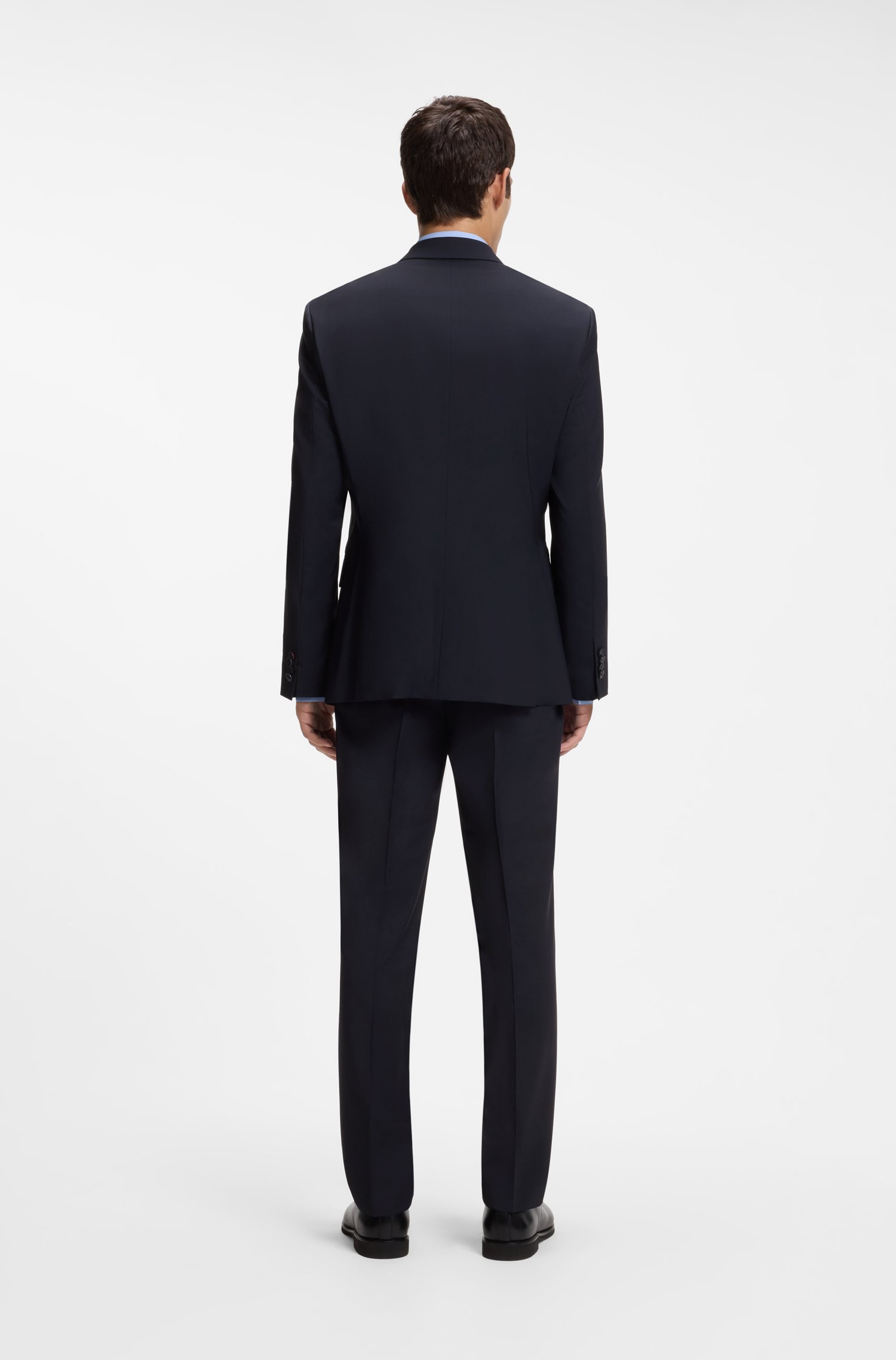 Hugo Two-piece slim-fit wool-blend suit kostymer herr – bild 3