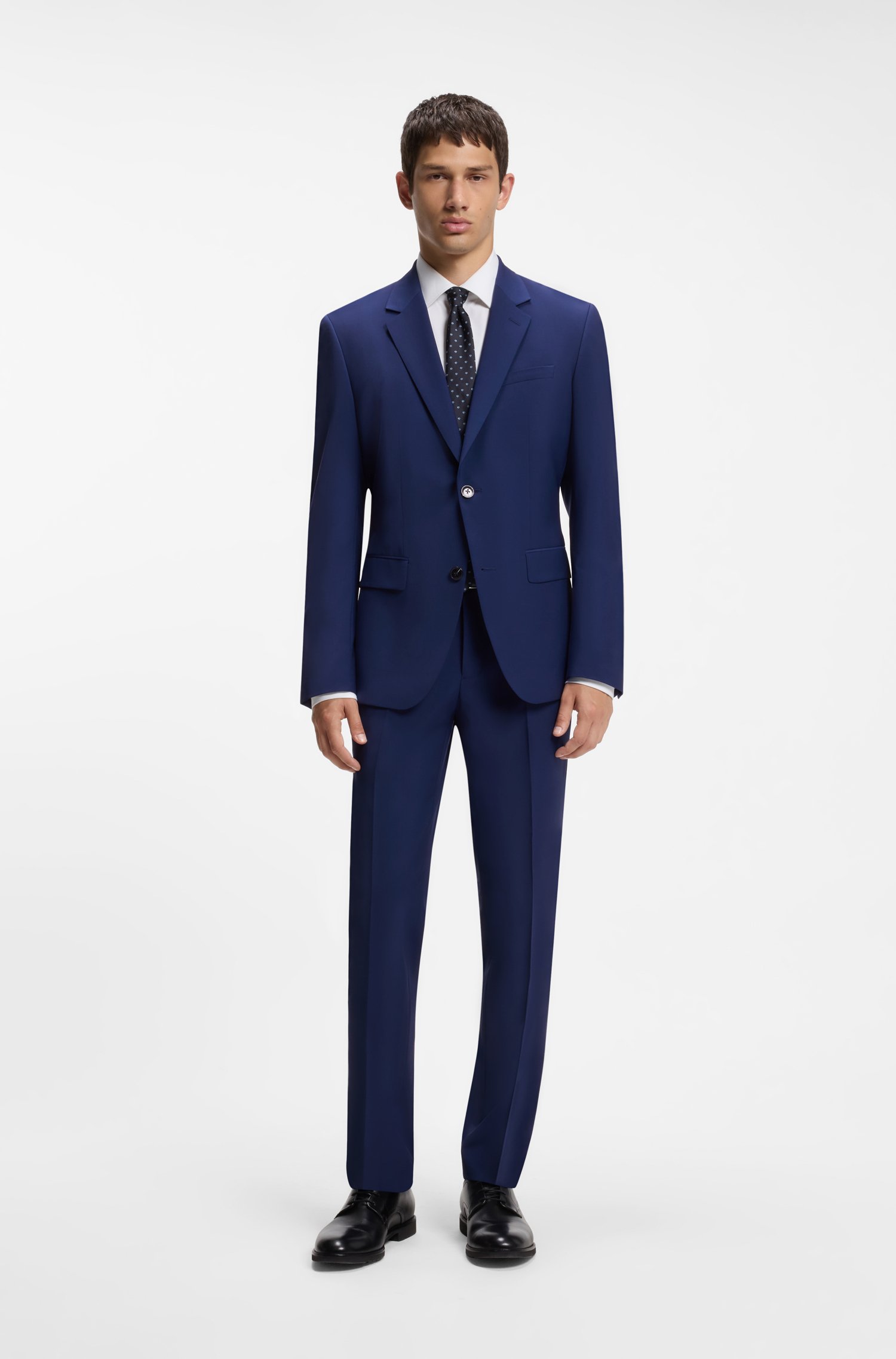 Hugo Two-piece slim-fit wool-blend suit kostymer herr