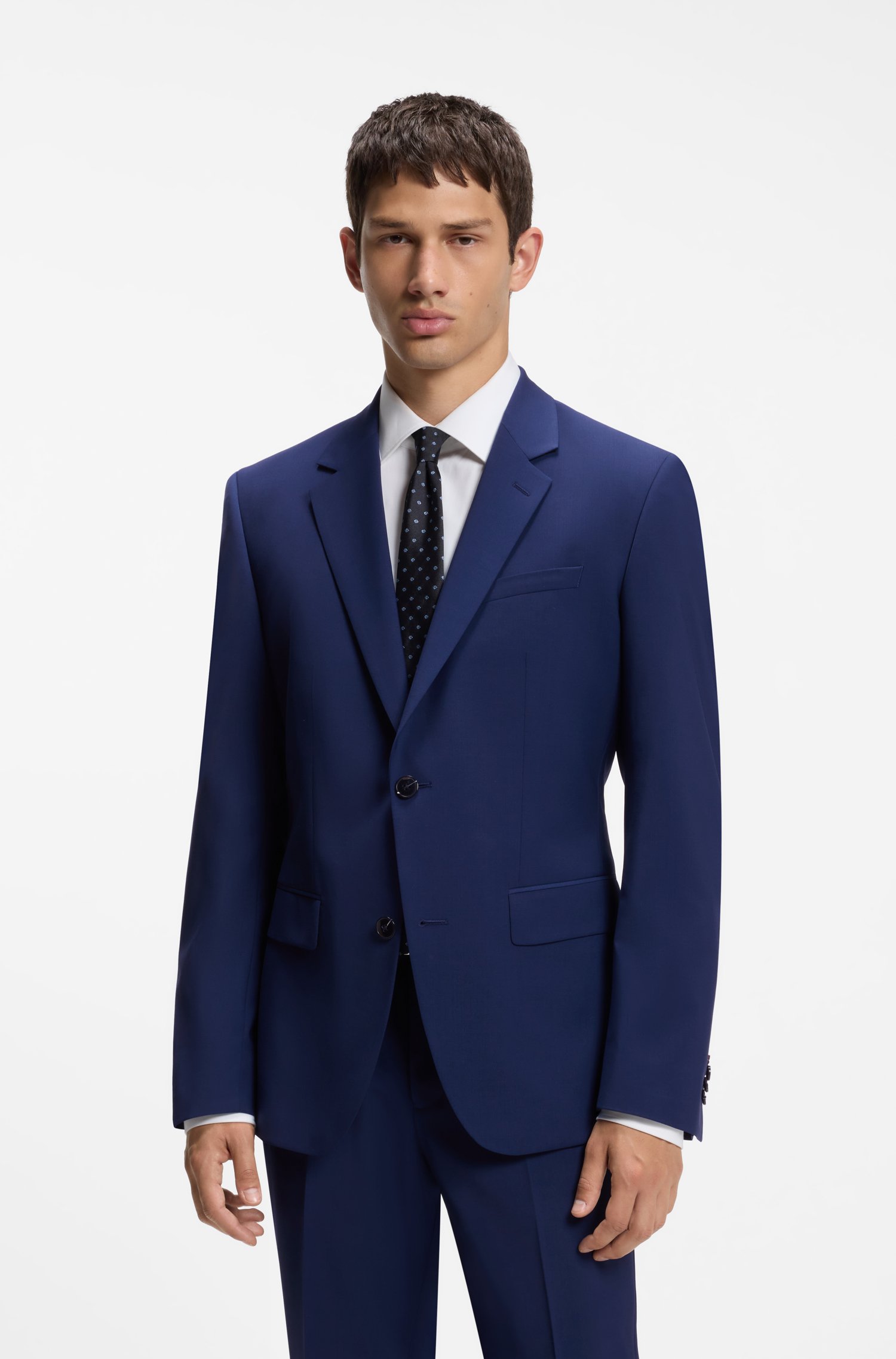 Hugo Two-piece slim-fit wool-blend suit kostymer herr – bild 2