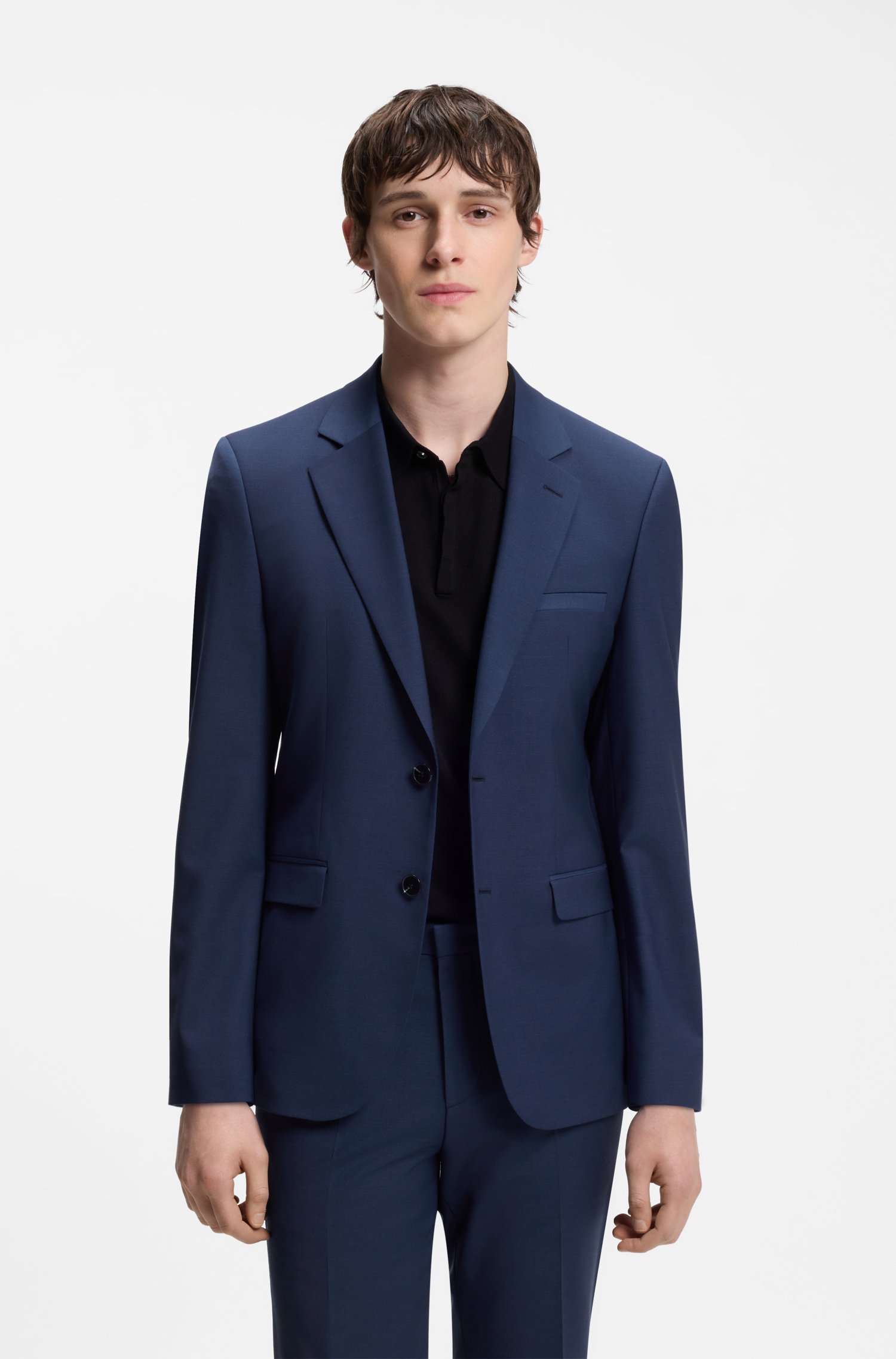 Hugo Wool-blend two-piece extra-slim-fit suit kostymer herr – bild 2