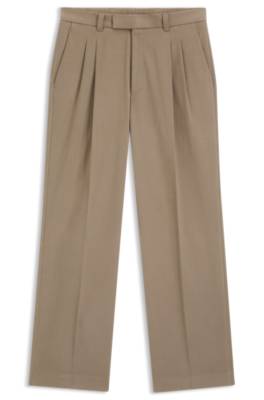 Boss Relaxed-fit formal trousers in Italian stretch cotton kostymbyxor herr – bild 4