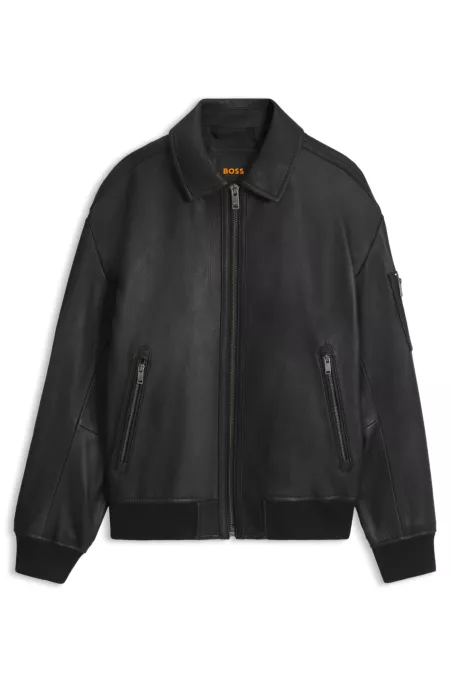 Veste Regular en cuir