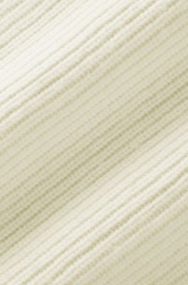 BOSS BY BECKHAM sweater in virgin wool and alpaca, Natural
