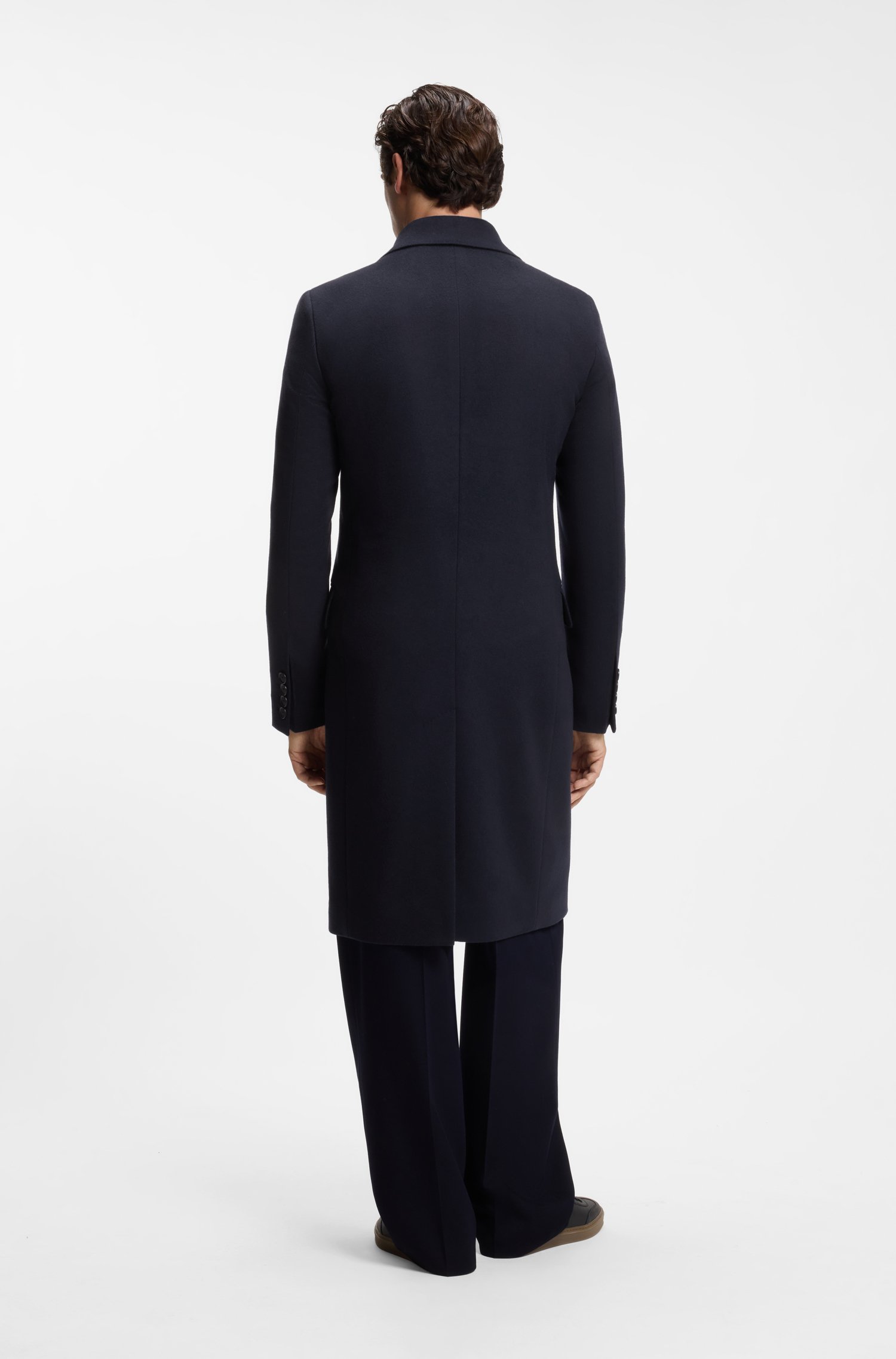 Boss BY BECKHAM long coat in virgin wool and cashmere kappor & rockar herr – bild 3