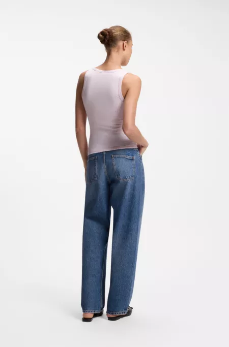 Extra-slim-fit tank top with puff-print logo