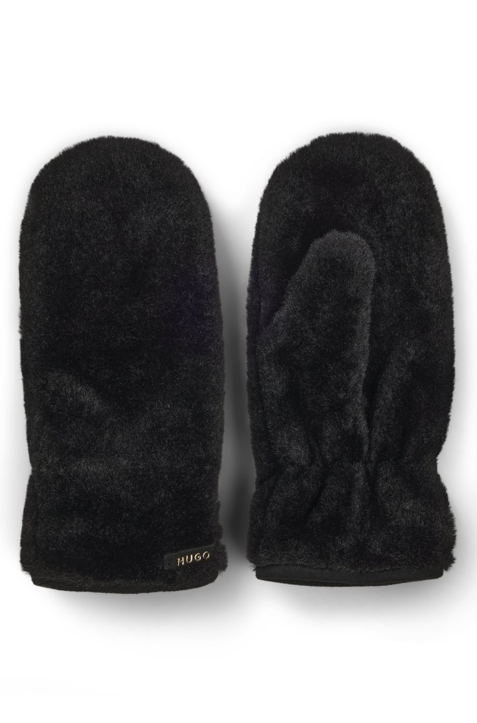 Womenswear gloves with metal logo letters