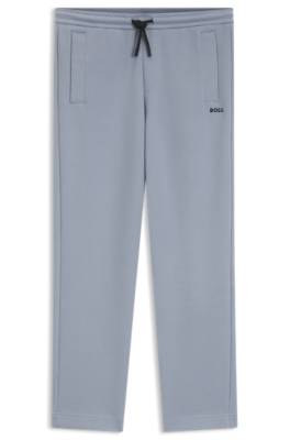 Boss Regular-fit tracksuit bottoms in cotton-blend piqué mjukisbyxor herr – bild 4