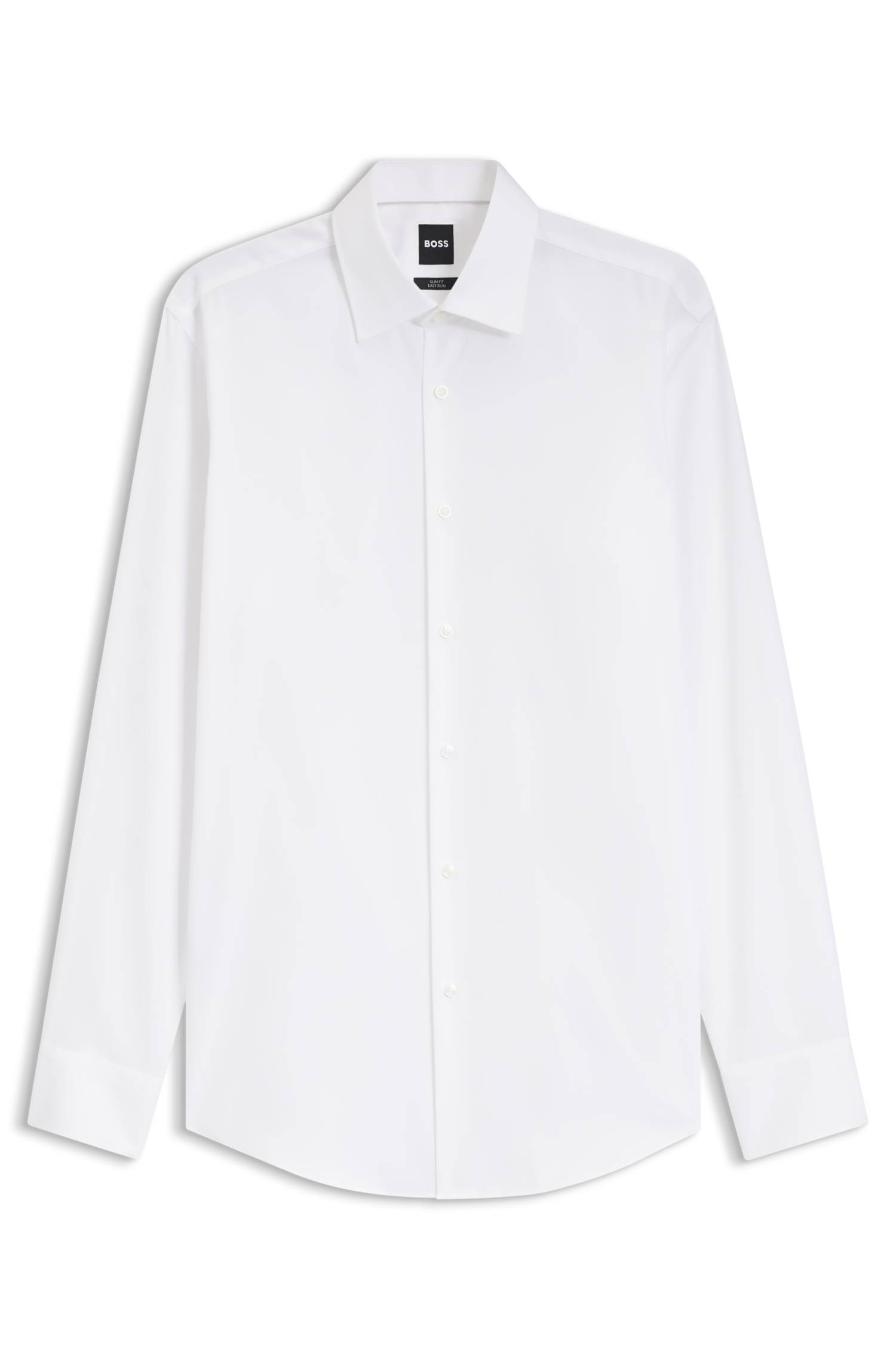 Boss Slim-fit shirt in easy-iron cotton twill skjortor & blusar herr – bild 4