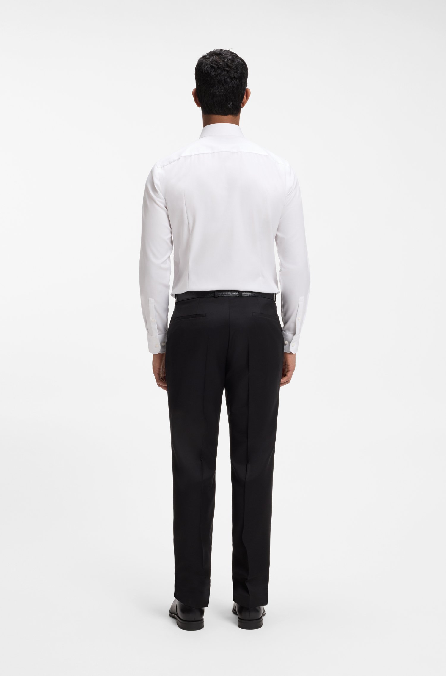 Boss Slim-fit shirt in easy-iron cotton twill skjortor & blusar herr – bild 3
