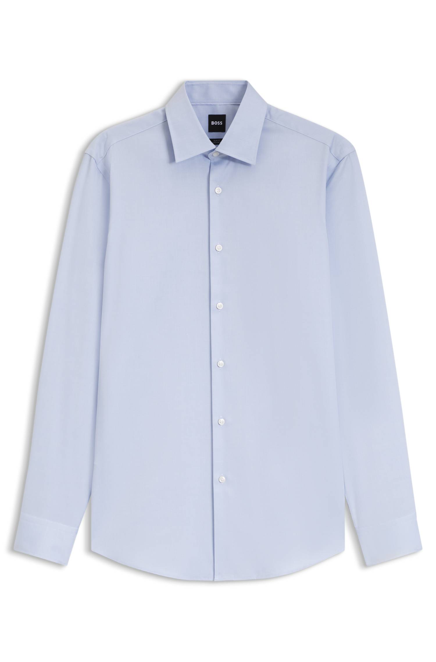 Boss Slim-fit shirt in easy-iron cotton twill skjortor & blusar herr – bild 4