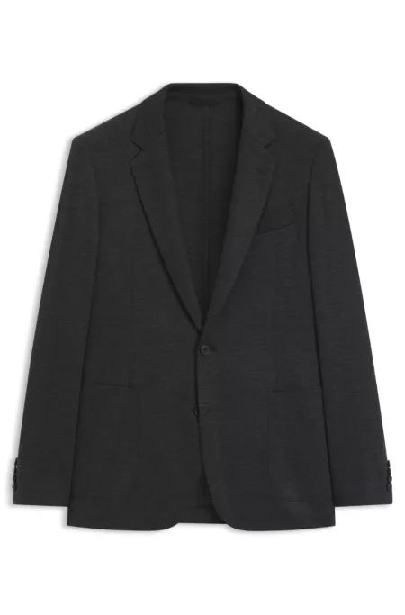 BOSS BY BECKHAM melange jacket in Italian virgin wool