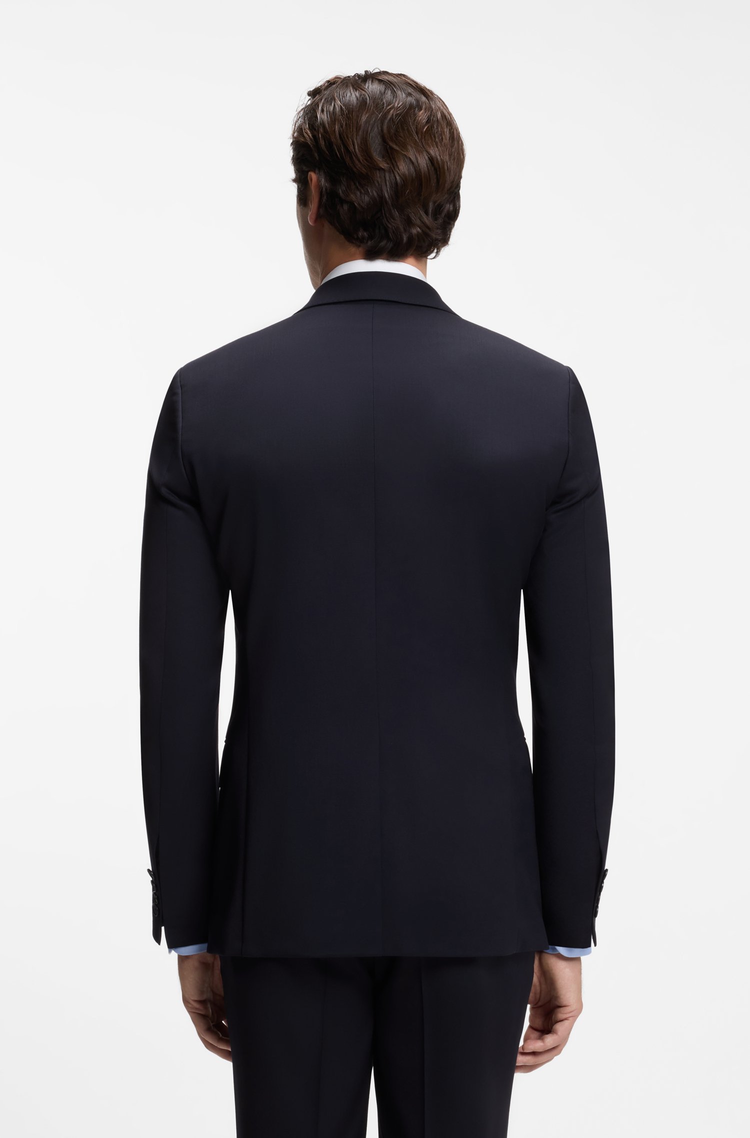 Boss BY BECKHAM slim-fit suit jacket in wool and cashmere kavajer & blazers herr – bild 2