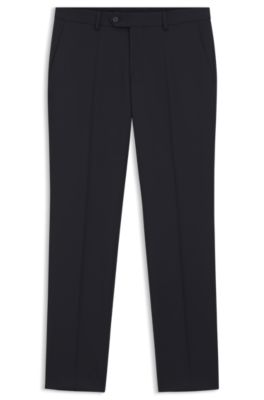 BOSS BY BECKHAM slim-fit suit trousers in wool and cashmere