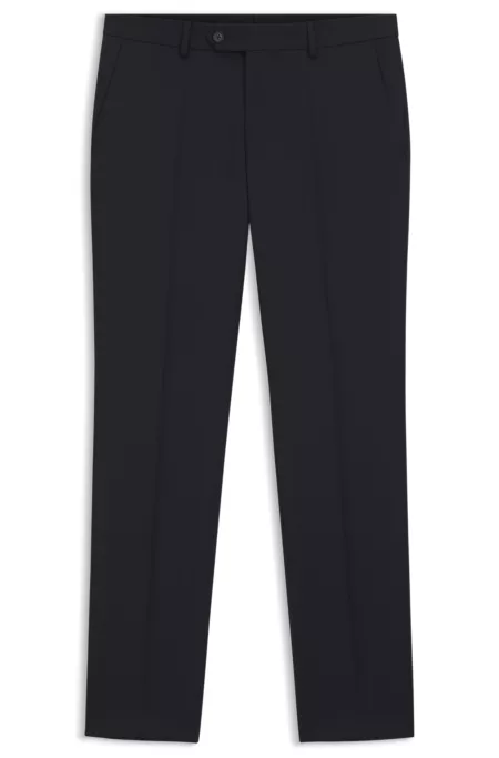 BOSS BY BECKHAM slim-fit suit trousers in wool and cashmere