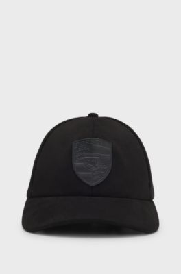 Porsche x BOSS Signature Edition-pet met su&egrave;de-effect, Zwart