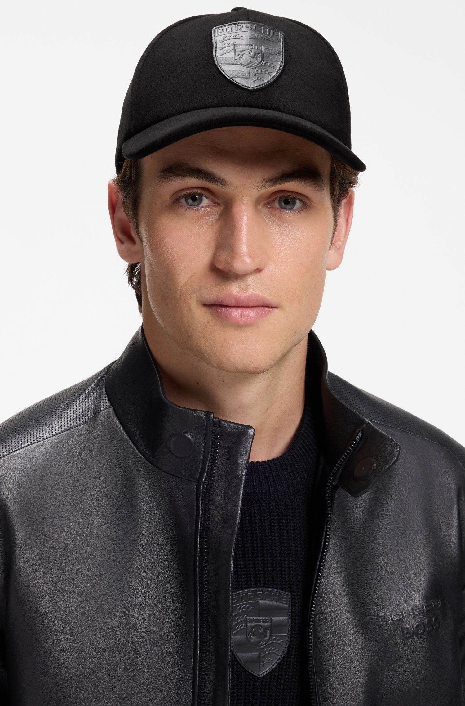 Boss Porsche x Signature Edition suede-effect cap kepsar herr – bild 3