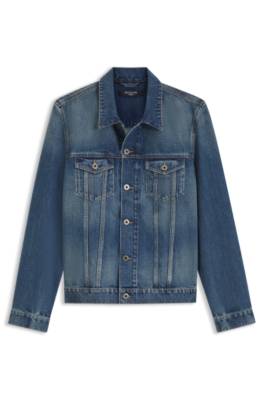 Boss BY BECKHAM blue denim jacket jeansjackor herr – bild 4