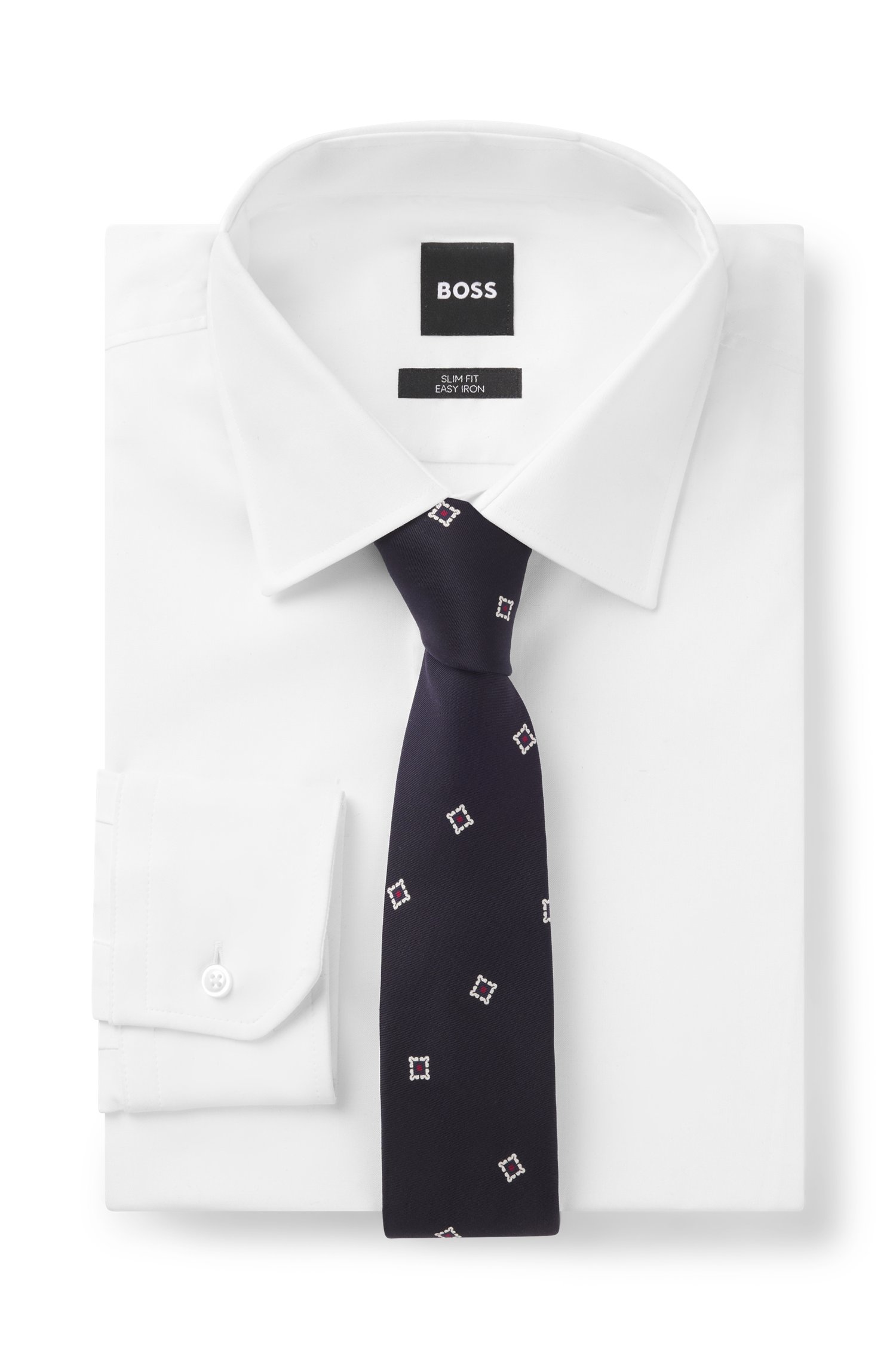 Boss Tie with all-over digital print slipsar herr – bild 2