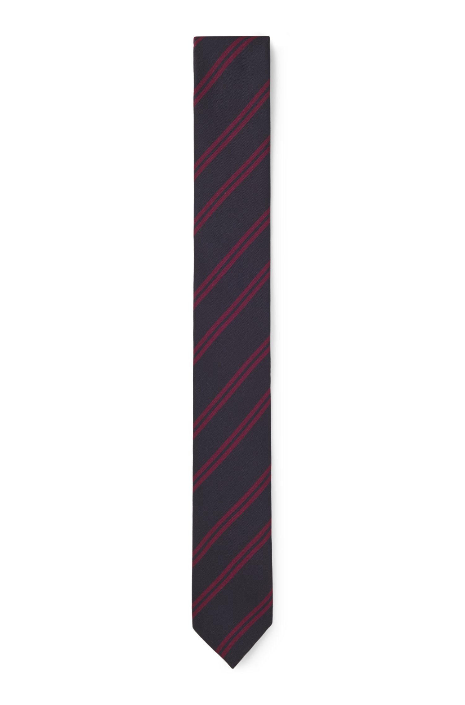 Boss Formalwear tie with a diagonal stripe design slipsar herr