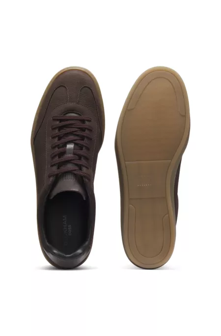 BOSS BY BECKHAM baskets en nubuck texturé