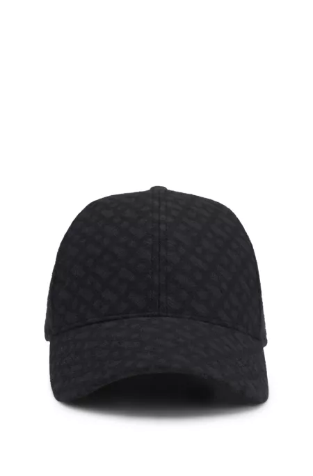 Baseball Cap aus Wolle mit Double-B-Monogramm