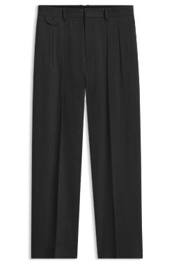 BOSS BY BECKHAM relaxed-fit trousers in Italian wool