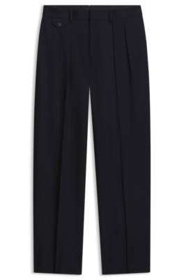 Boss BY BECKHAM relaxed-fit trousers in Italian wool kostymbyxor herr – bild 4