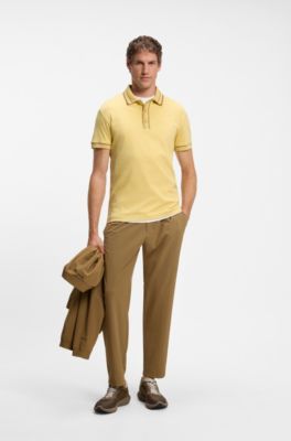 Tapered-fit trousers, Brown